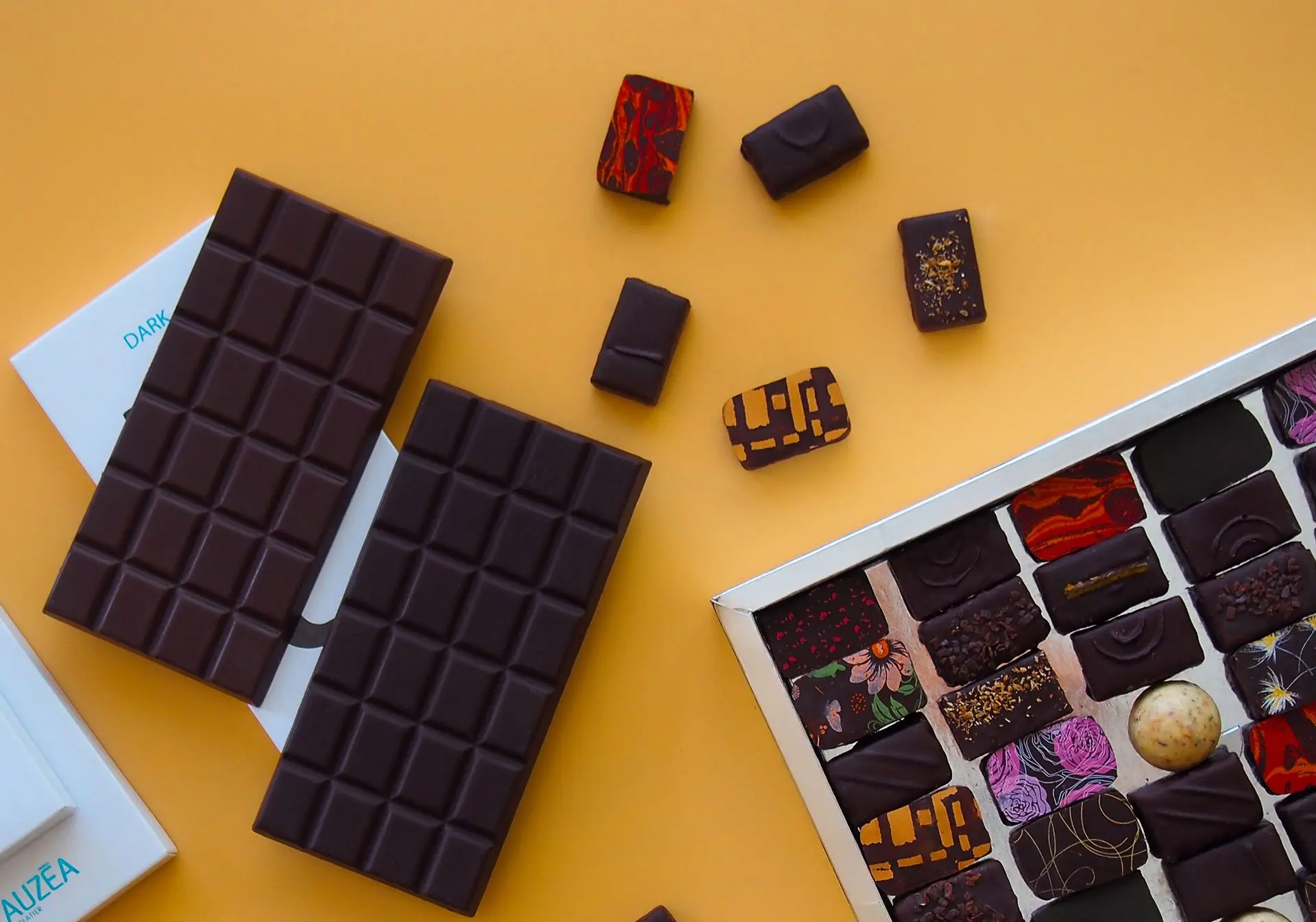 Coffret Lauzéa chocolats et pâtes de fruits